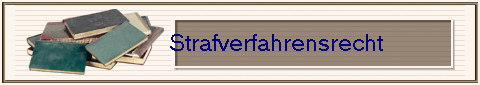             Strafverfahrensrecht